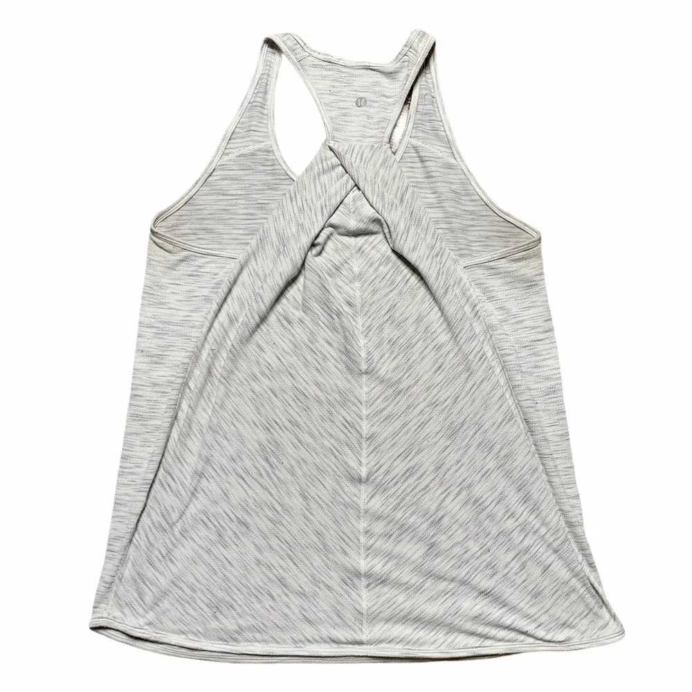 Lululemon Heathered Gray Tank Tops Racerback Shirt - Picture 2 of 5